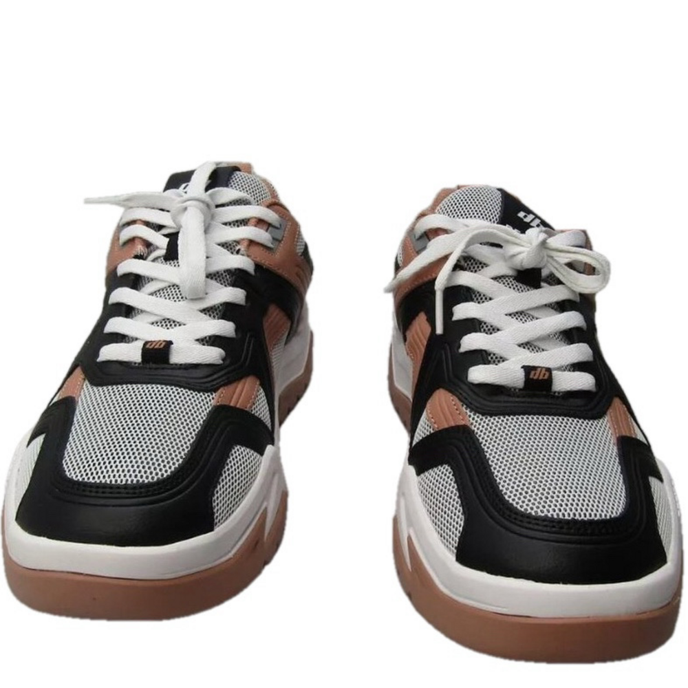 NEW DECIBEL Mens US Size 12 Volume 1 Runners Black White Tan Grey